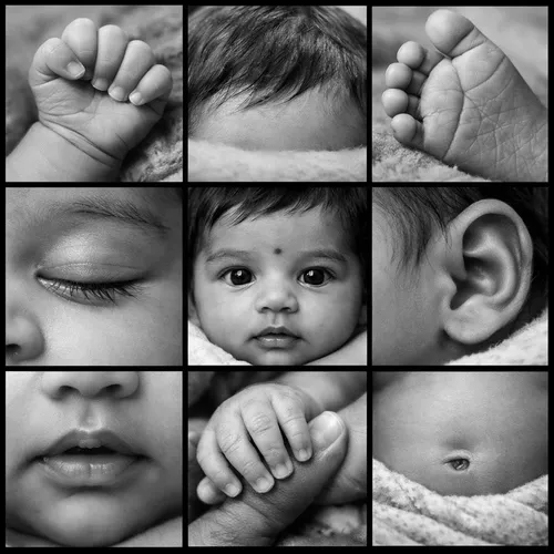 Newborn Baby Girl Wrapped In Pink Blanket Sultanpur 